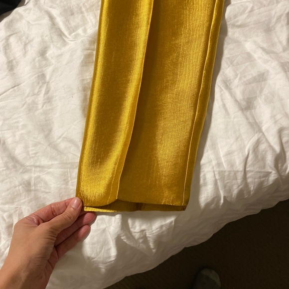Gold ankle pants - Picture 4 of 5